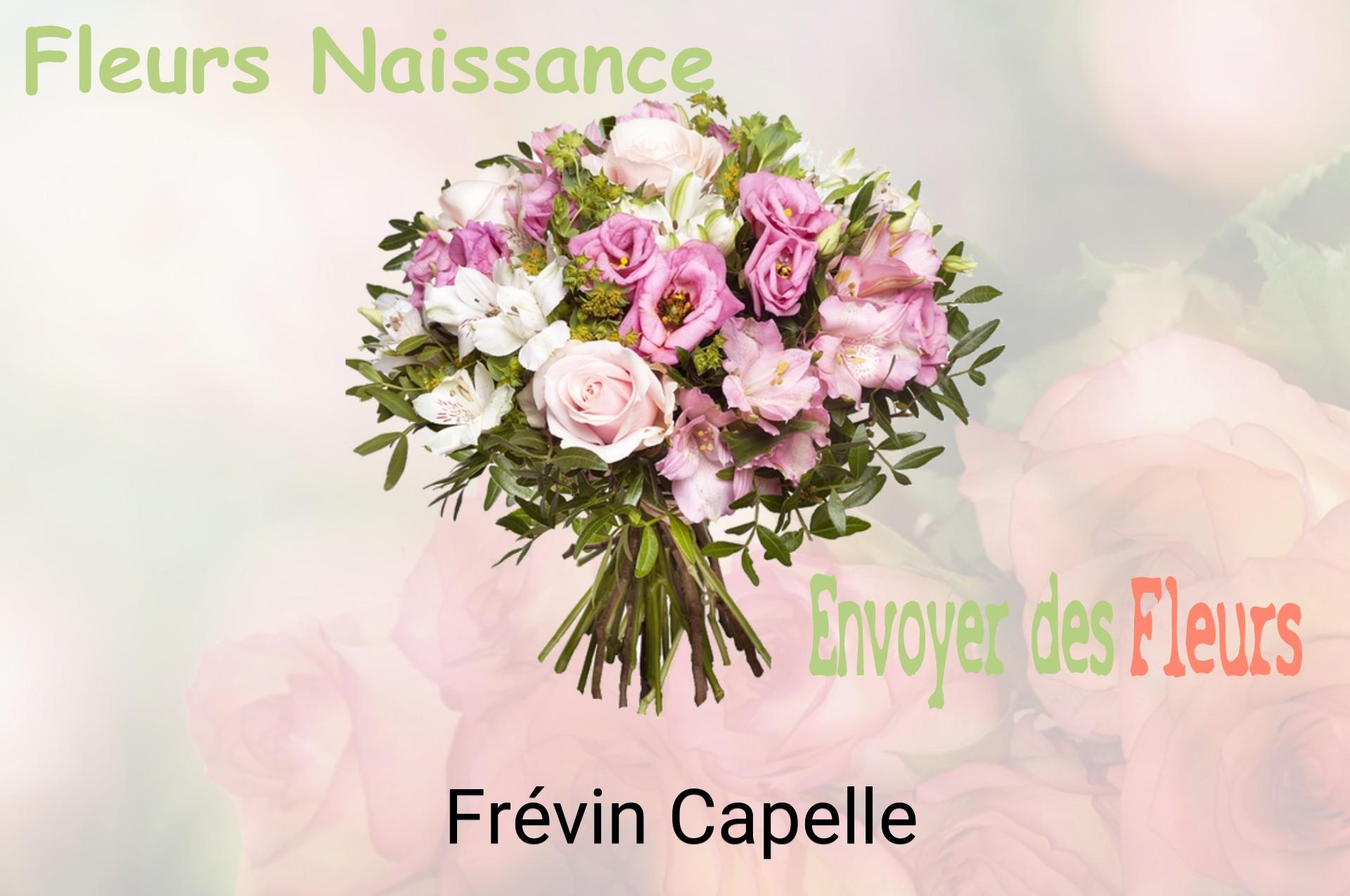 Bouquet de fleurs de naissance livré à Frévin-Capelle